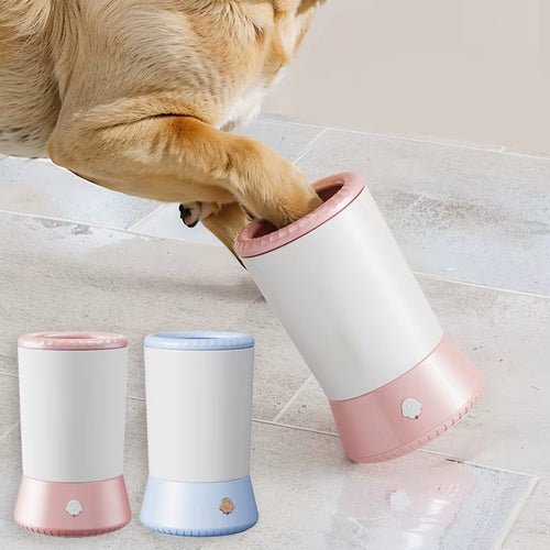 Pet Paw Cleaner Remove Dust Dirt Hair Comfortable Automatic Dog Paw Washer USB Rechargeable Foot Cleaning Machine Dog Brushes